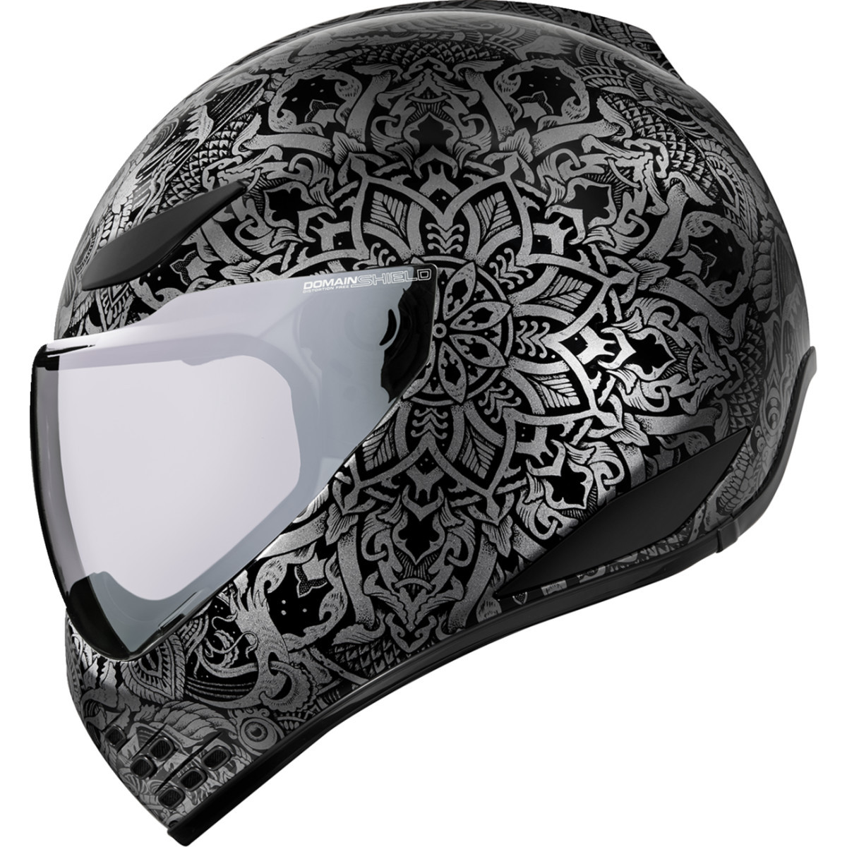 Icon - Domain™ Helmet - Gravitas - Black - Medium