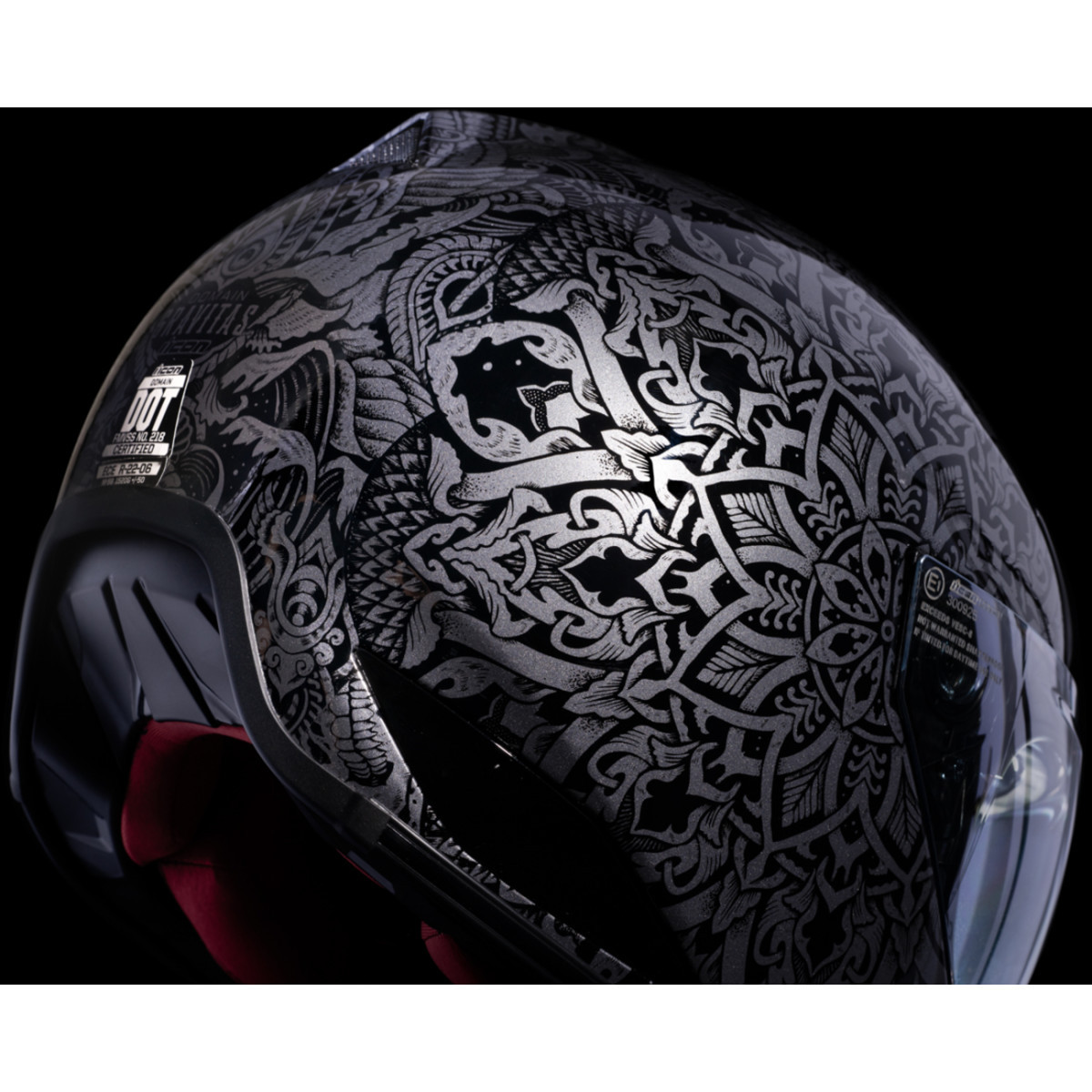 Icon - Domain™ Helmet - Gravitas - Black - Large