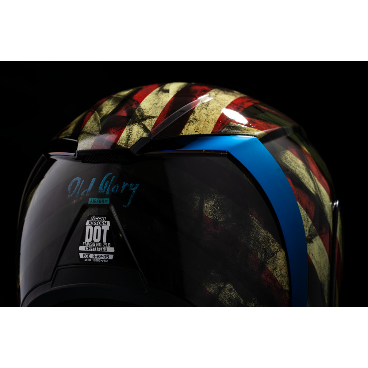 Icon - Airform™ Helmet - Old Glory - Medium