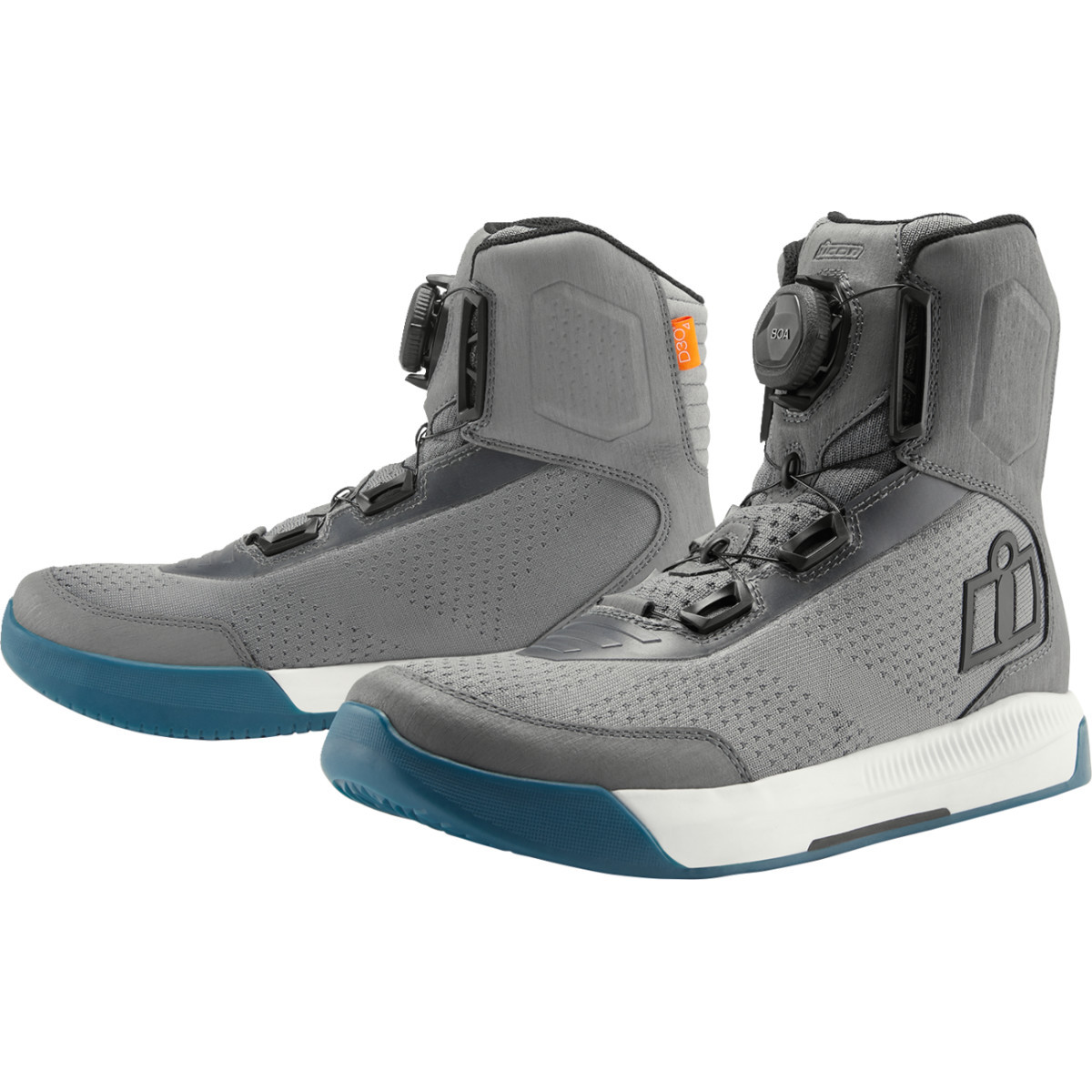 Icon - Overlord™ Vented Boots - Gray - US 9 / EU 43
