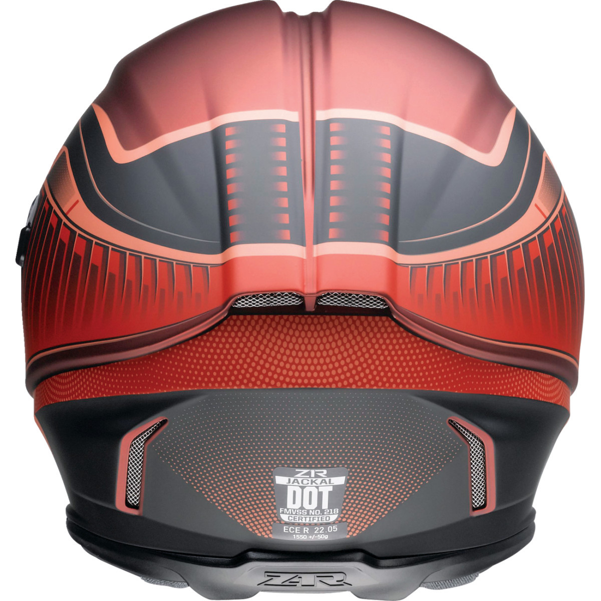 Z1R - Jackal Helmet - Dark Matter - Red - Large