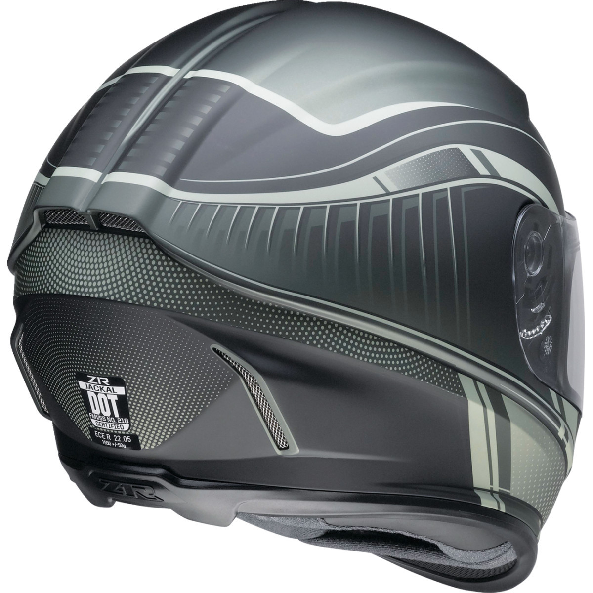 Z1R - Jackal Helmet - Dark Matter - Green - Medium