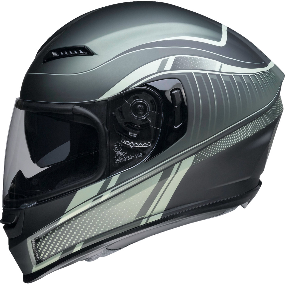 Z1R - Jackal Helmet - Dark Matter - Green - Medium