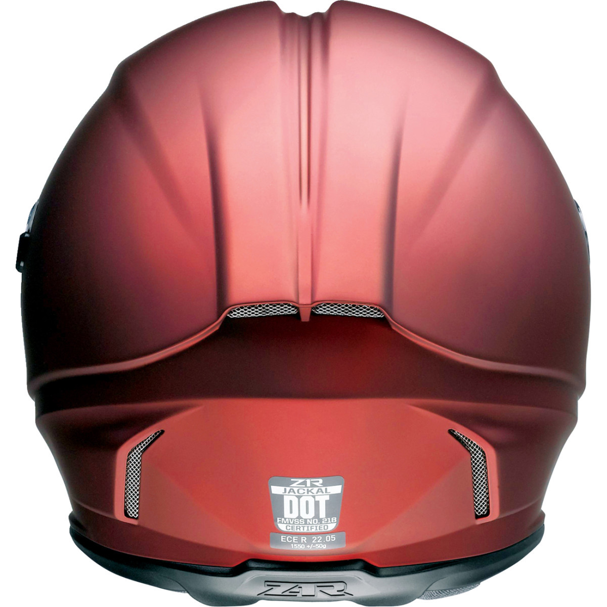 Z1R - Jackal Helmet - Satin - Red - Small