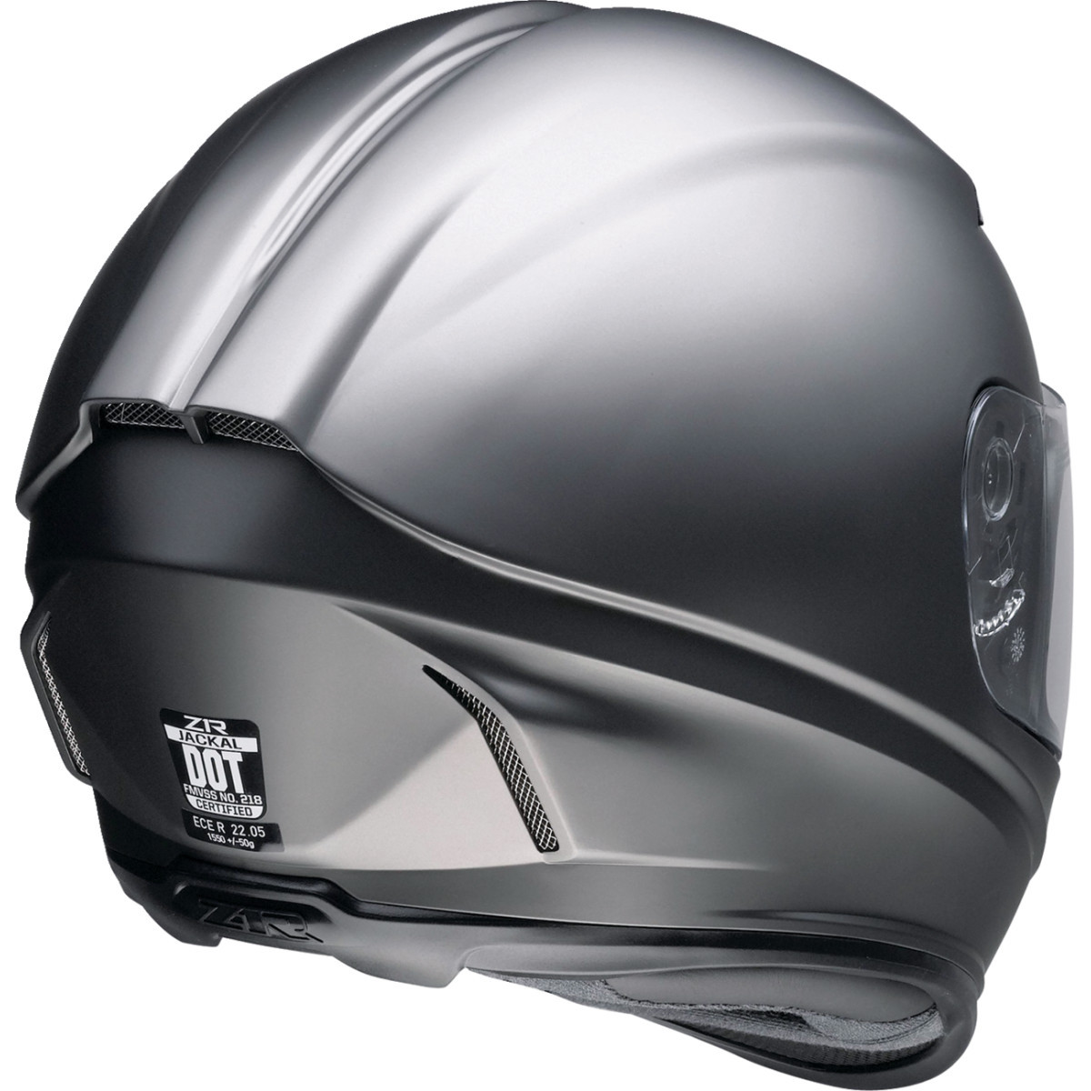 Z1R - Jackal Helmet - Satin - Titanium - Medium