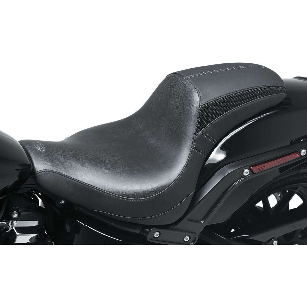 Mustang #75709 - Seat - Tripper™ Fastback - Smooth - Black - FXFB