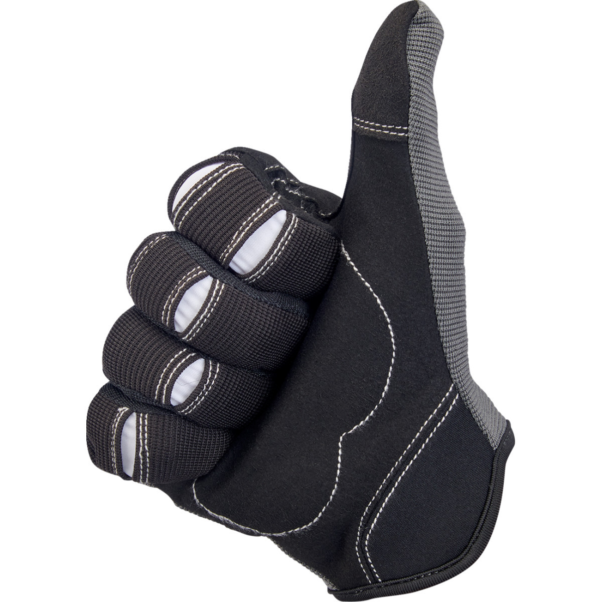 Biltwell #1501-1101-003 - Moto Gloves - Gray/Black - Medium