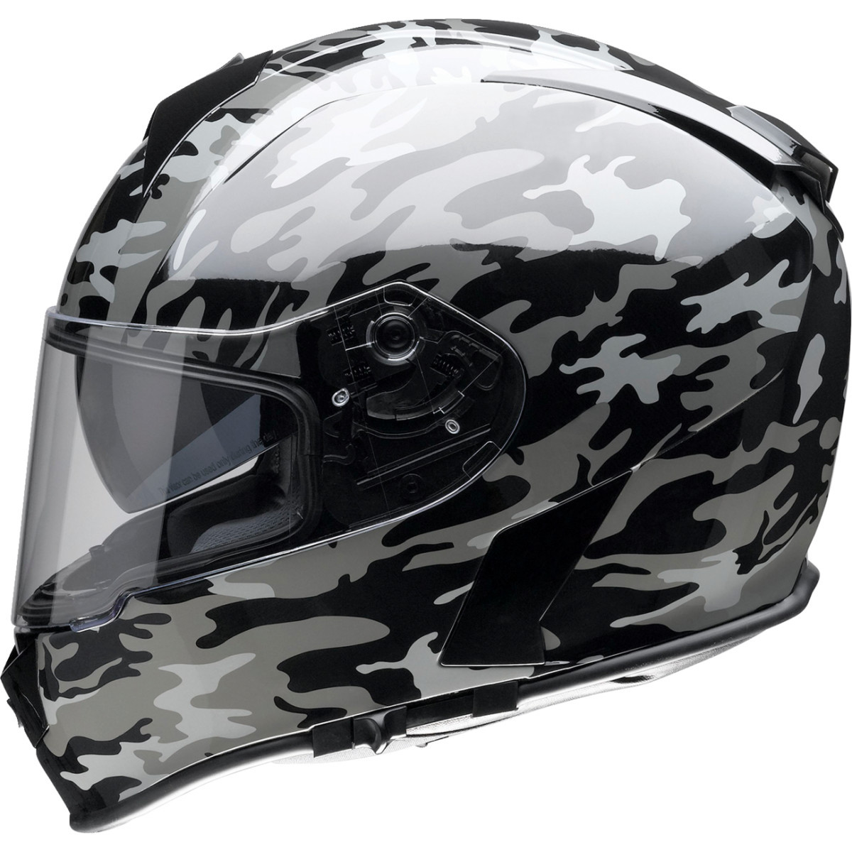 Z1R - Warrant Helmet - Camo - Black/Gray - Large