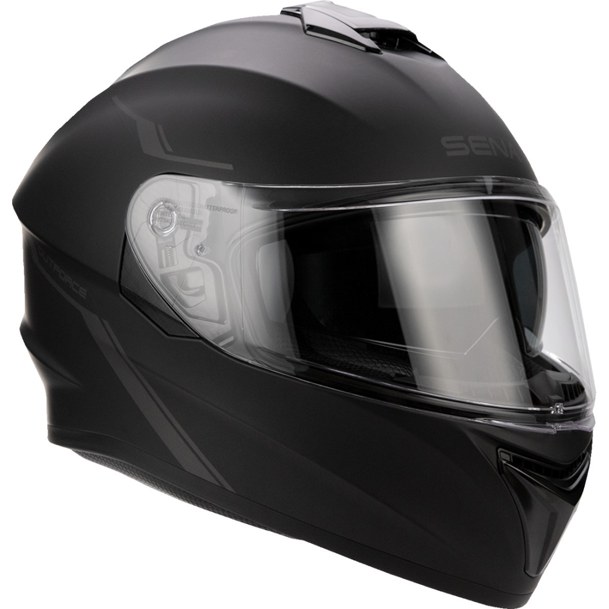 Sena #OUTFORCE-MB00L - OutForce Helmet - Matte Black - Large