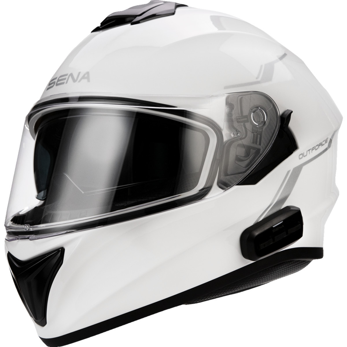Sena #OUTFORCE-GW00L - OutForce Helmet - Glossy White - Large