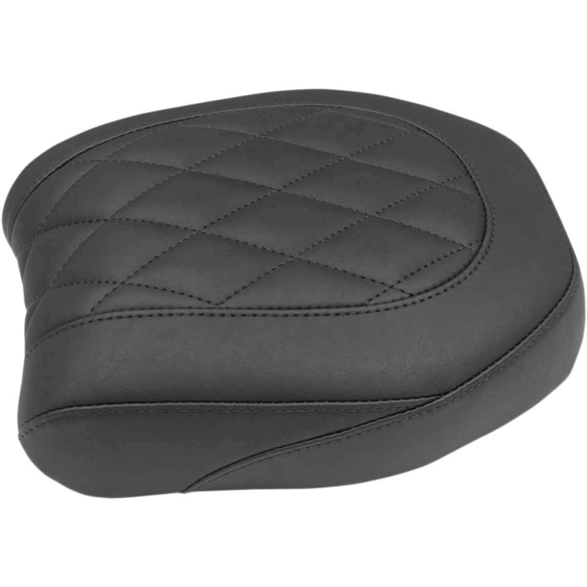 Mustang #75039 - Wide Tripper Rear Seat - Diamond - Black - FXDF '14-'17