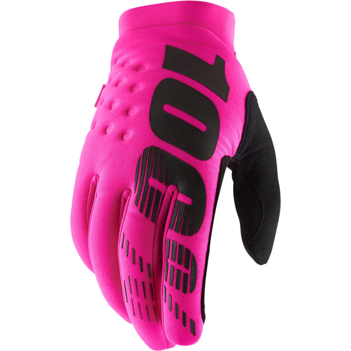100% #10003-00028 - Brisker Gloves - Neon Pink - XL