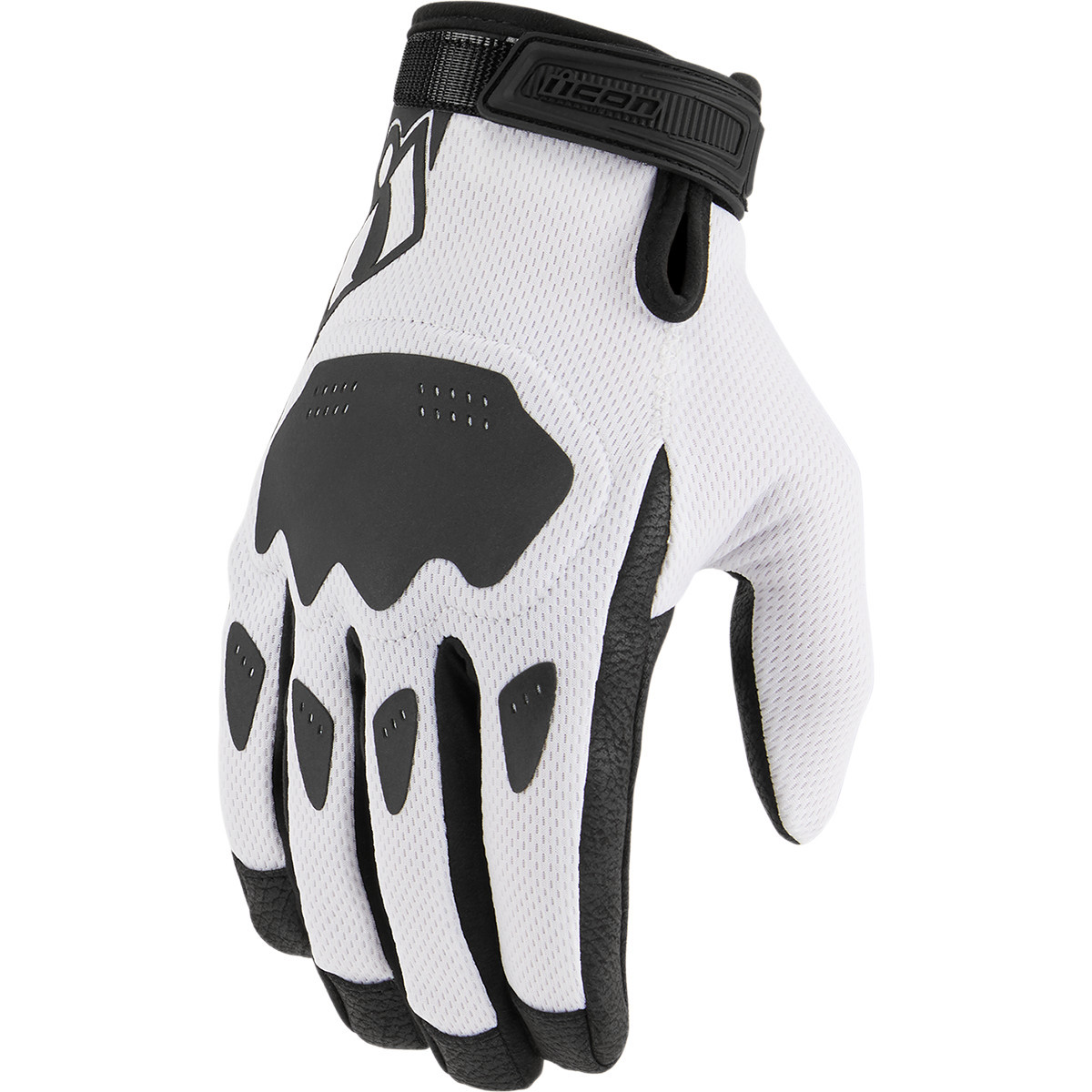 Icon - Hooligan™ CE Gloves - White - Large