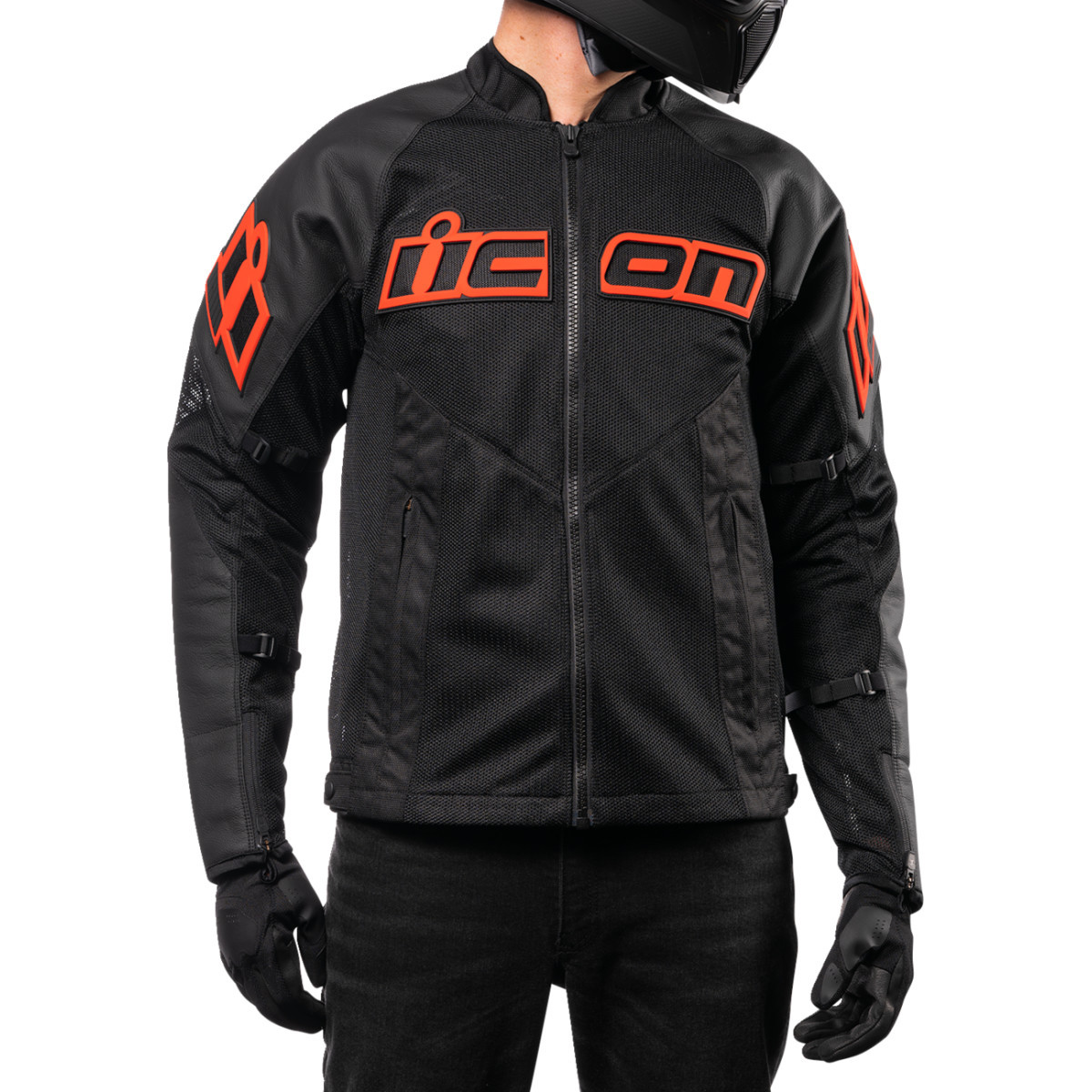 Icon - Mesh AF™ Leather Jacket - Slayer - Medium