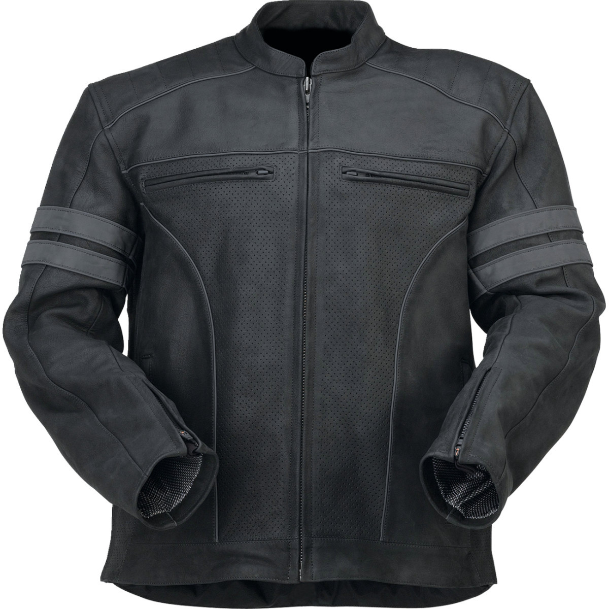 Z1R - Remedy Leather Jacket - Black - XL