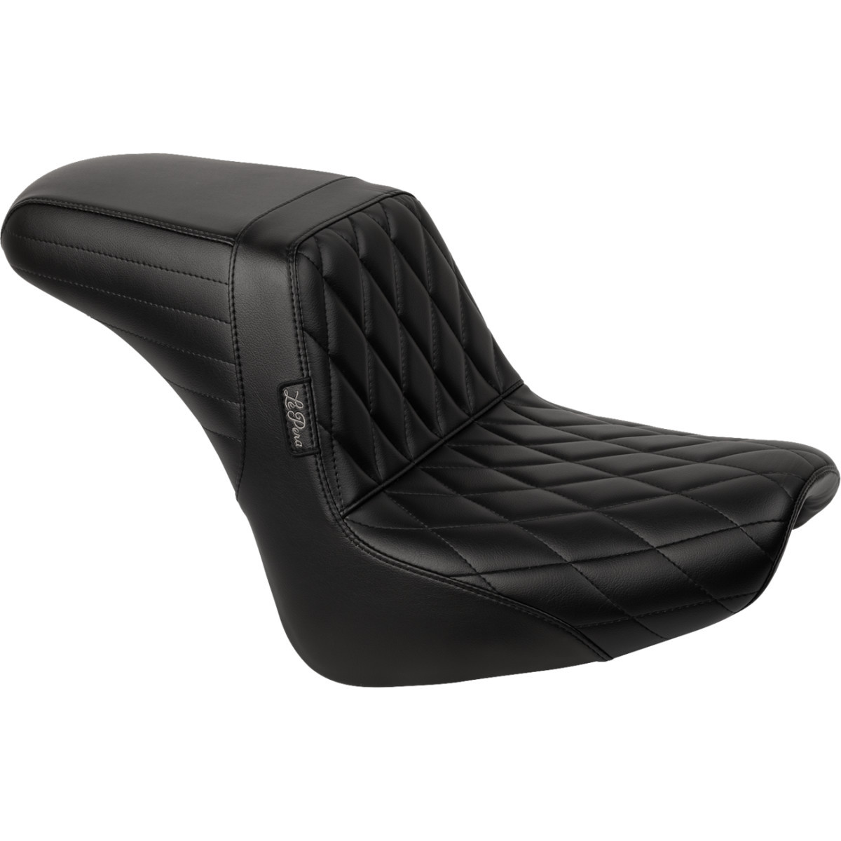 LE Pera #LYF-590DM - Kickflip Seat - Diamond - Black - Softail '18-'23