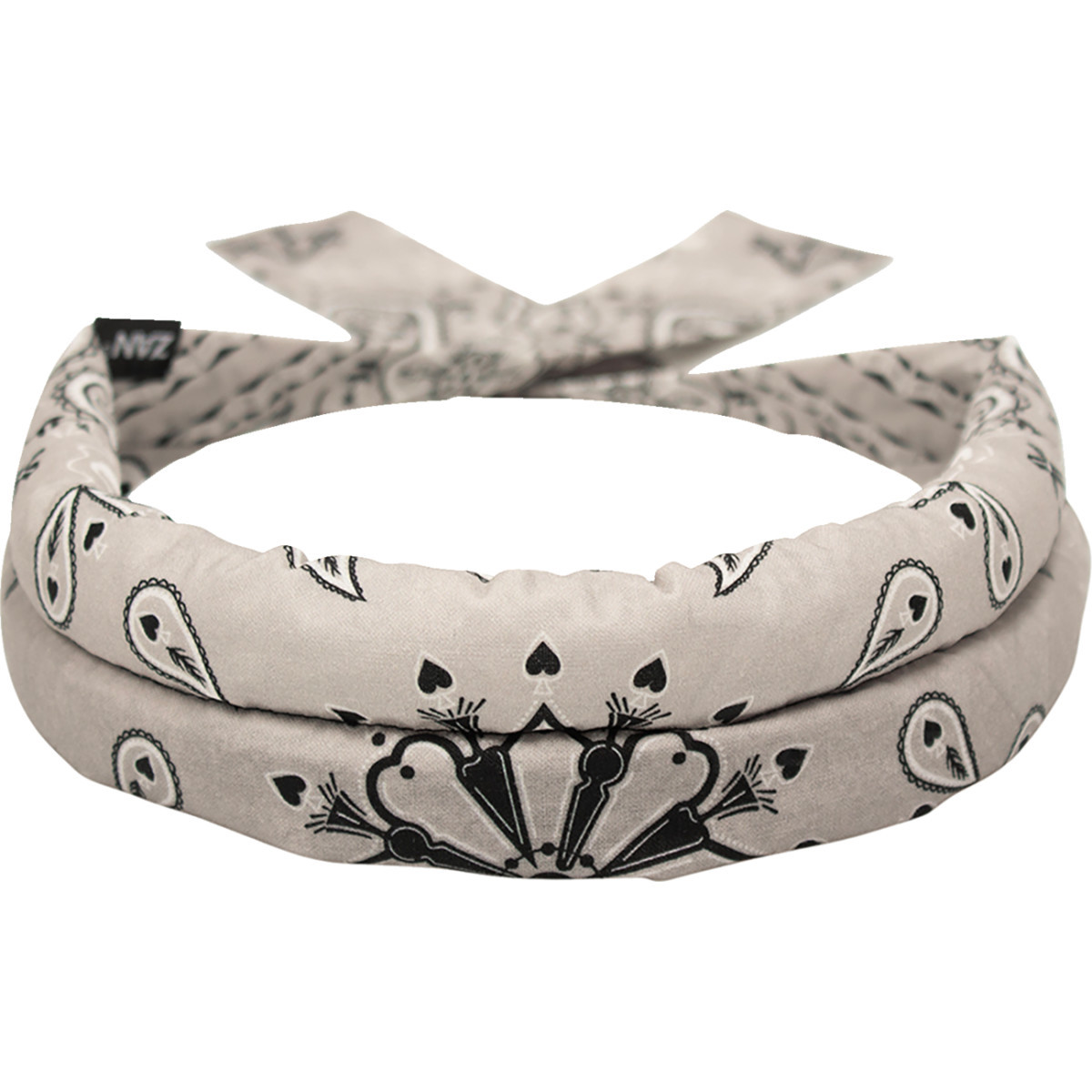 ZAN Headgear #DC165 - Cotton Cooldanna® - Gray Paisley
