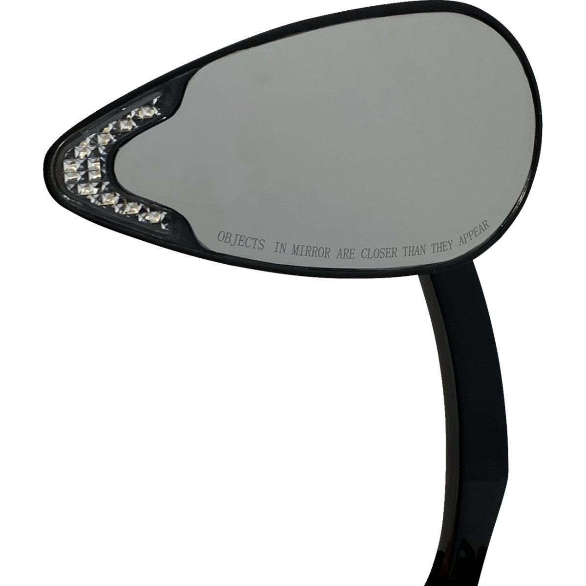 Custom Dynamics #CD-MIR-PLUG-B - Mirrors - Side View - with LED Turn Signal - Black - Pair