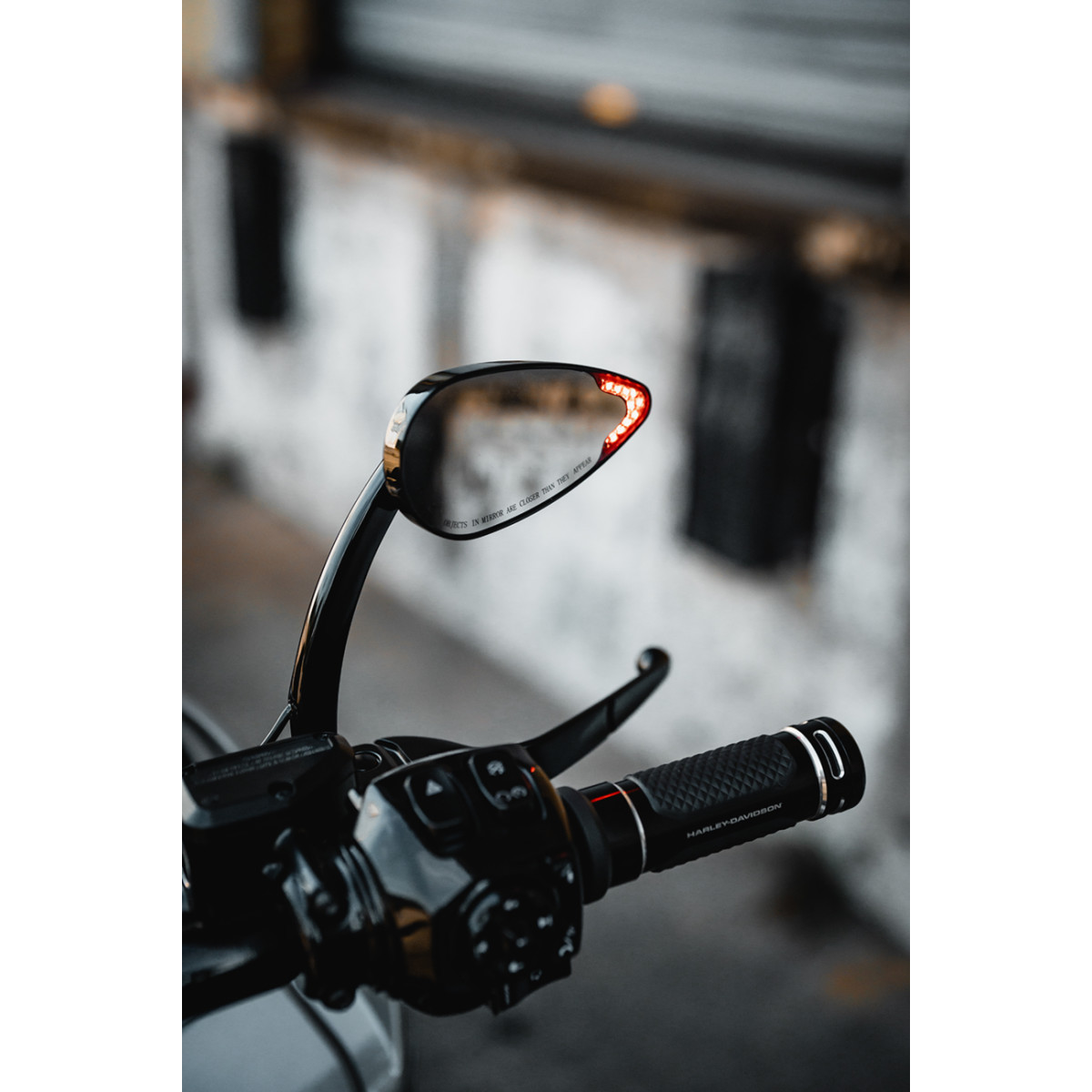 Custom Dynamics #CD-MIR-PLUG-C - Mirrors - Side View - with LED Turn Signal - Chrome - Pair