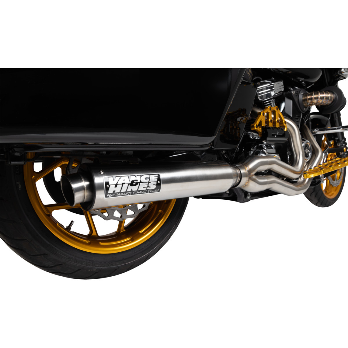 Vance & Hines #27345 - 2-into-1 Supersport PCX™ Exhaust System - Brushed