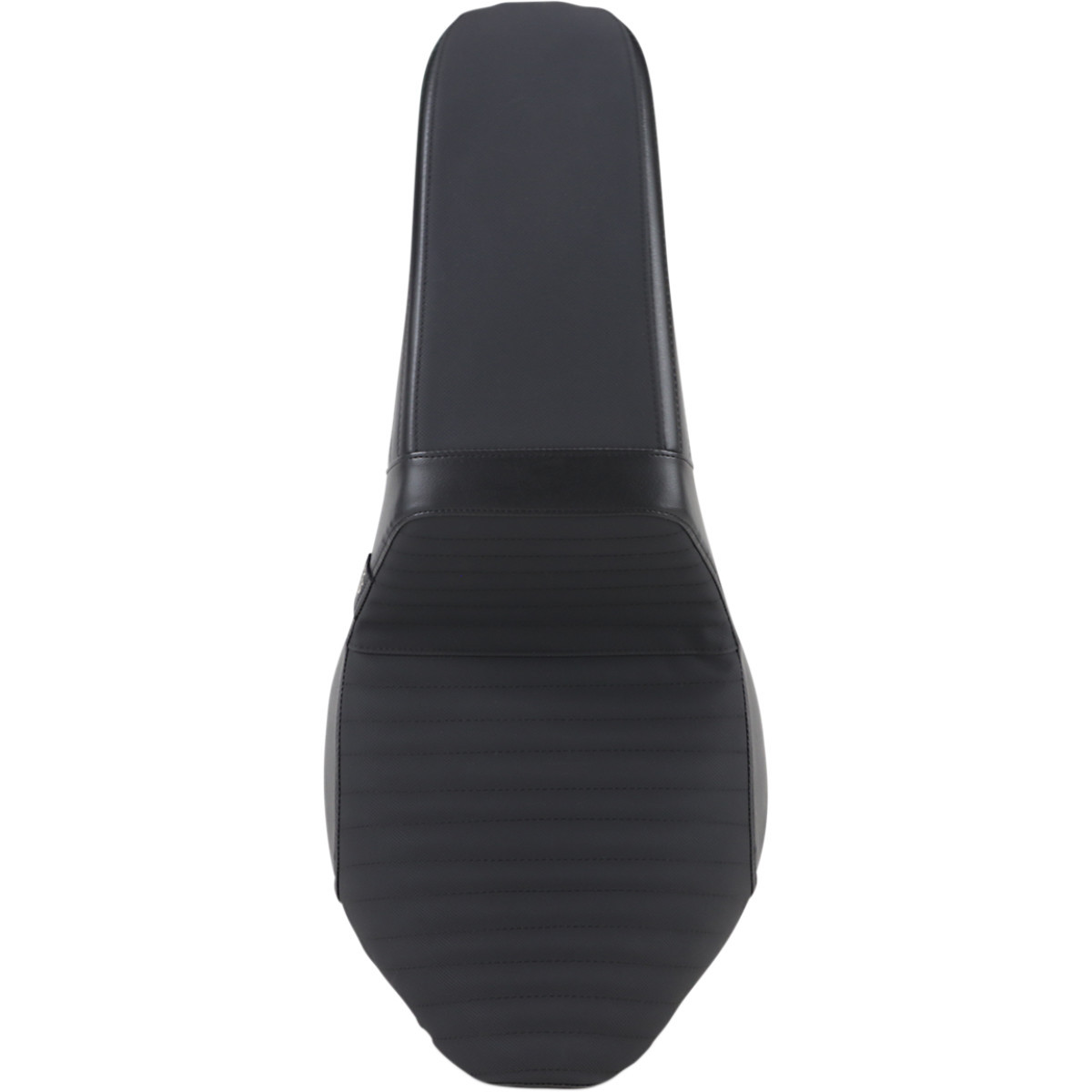 LE Pera #LYR-590PTGP - Kickflip Seat - Pleated w/ Gripp Tape - Black - Softail '18-'23