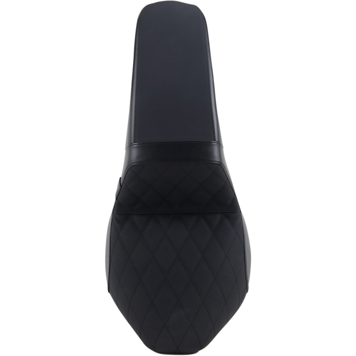 LE Pera #LYX-590DMGP - Kickflip Seat - Diamond w/ Gripp Tape - Black - Softail '18-'23
