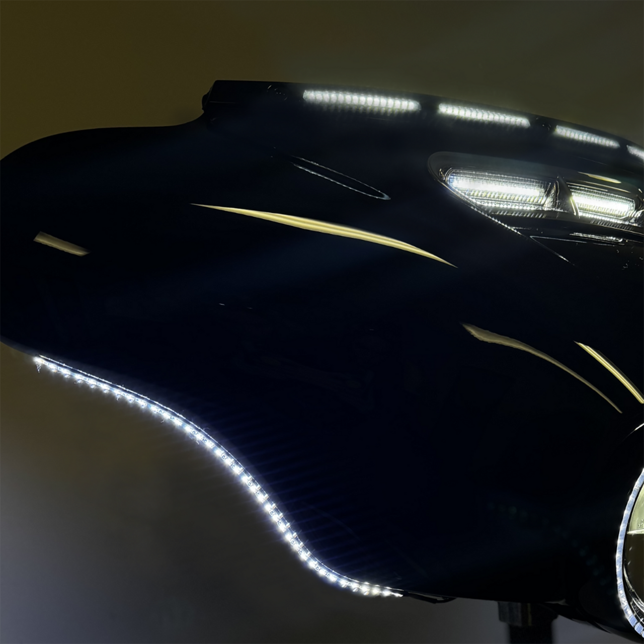 Custom Dynamics #CD-LED-36-AW - Dual Color Light Strips - Fairing - Amber/White