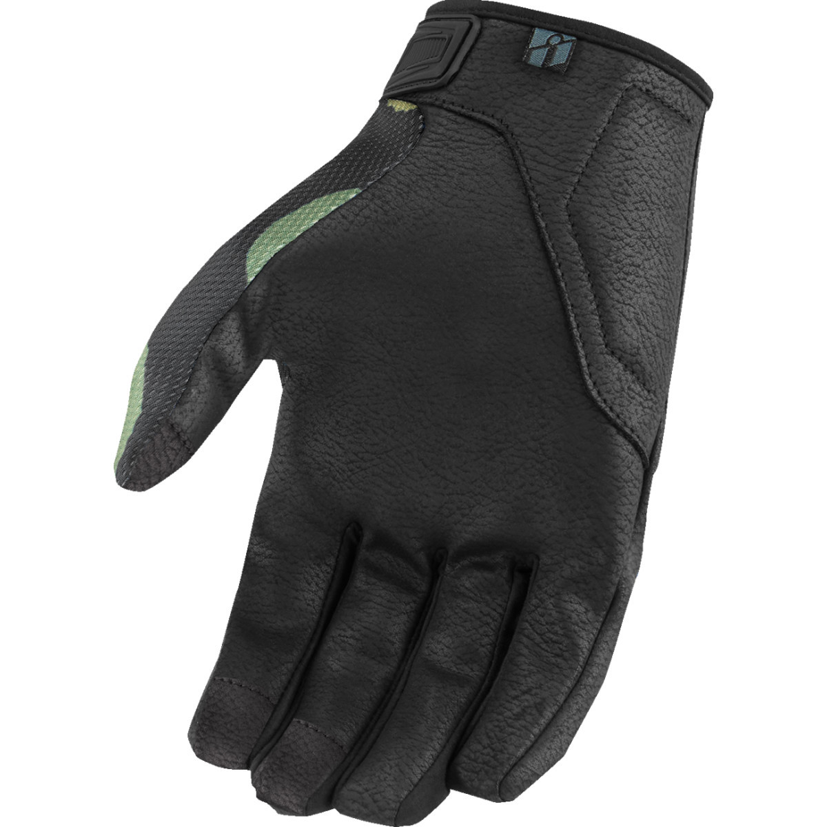 Icon - Hooligan Magnacross™ Gloves - Camo Green - Large