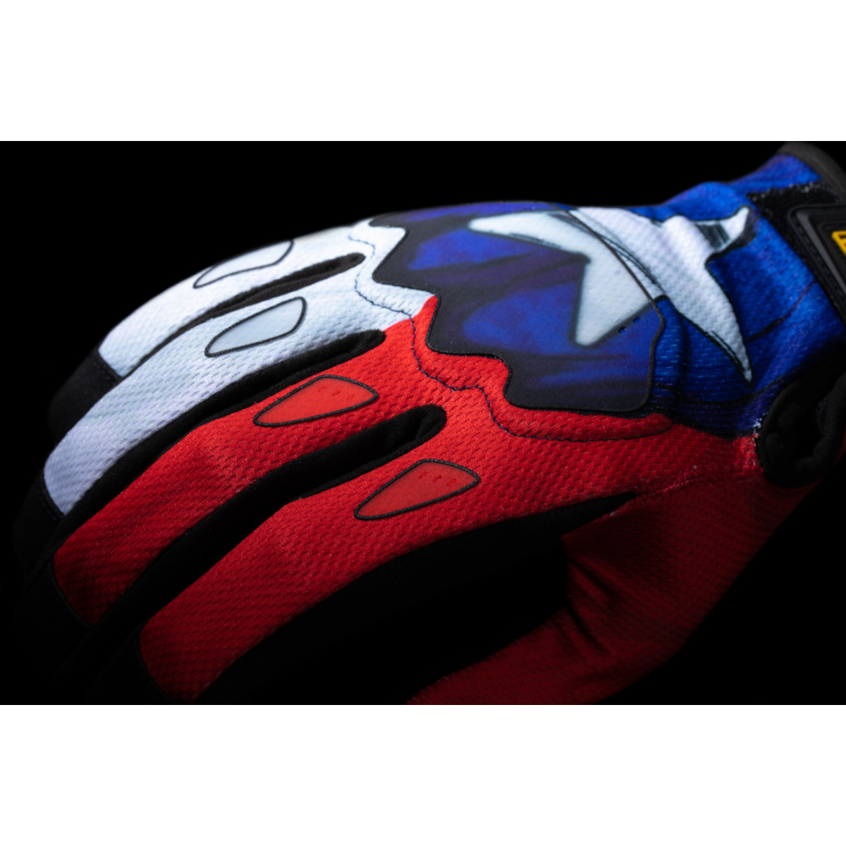 Icon - Hooligan™ CE Tejas Libre Gloves - Blue - Medium