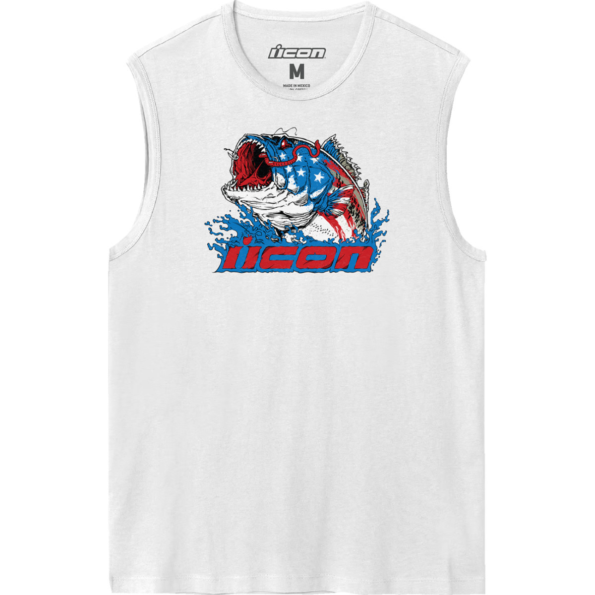 Icon - American Basstard™ Tank Top - White - XL