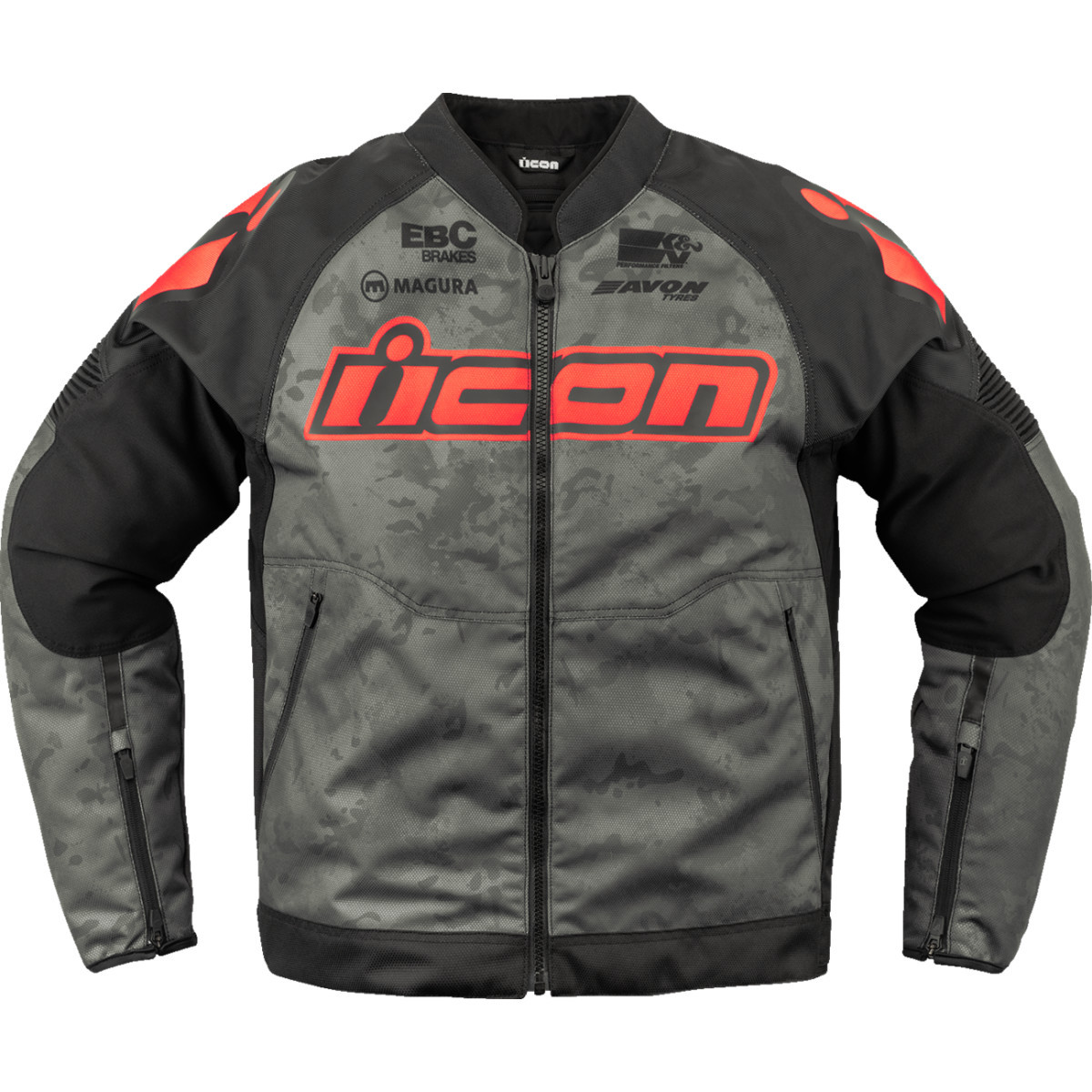 Icon - Overlord3™ Magnacross Jacket - Gray Camo - XL
