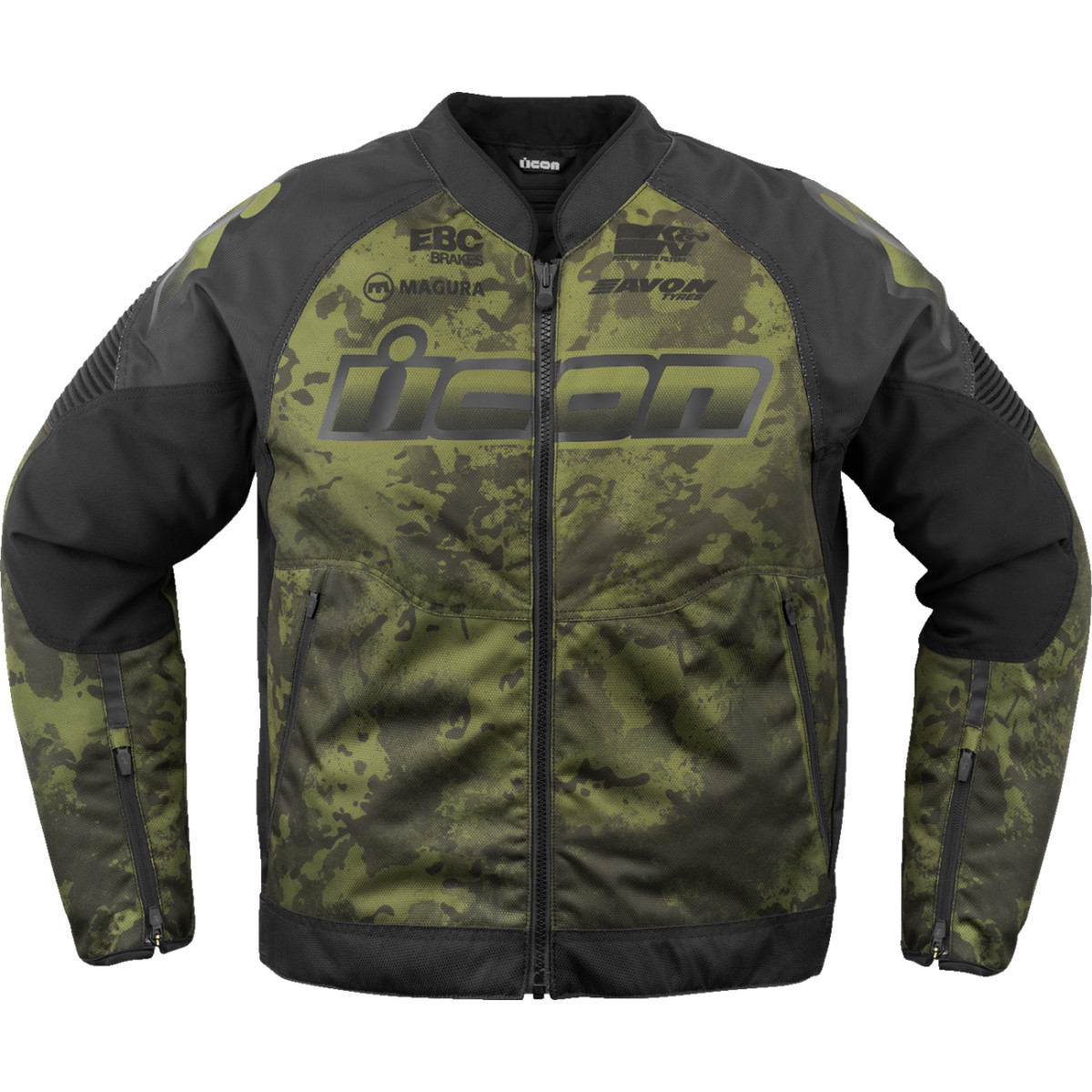 Icon - Overlord3™ Magnacross Jacket - Green Camo - 3XL