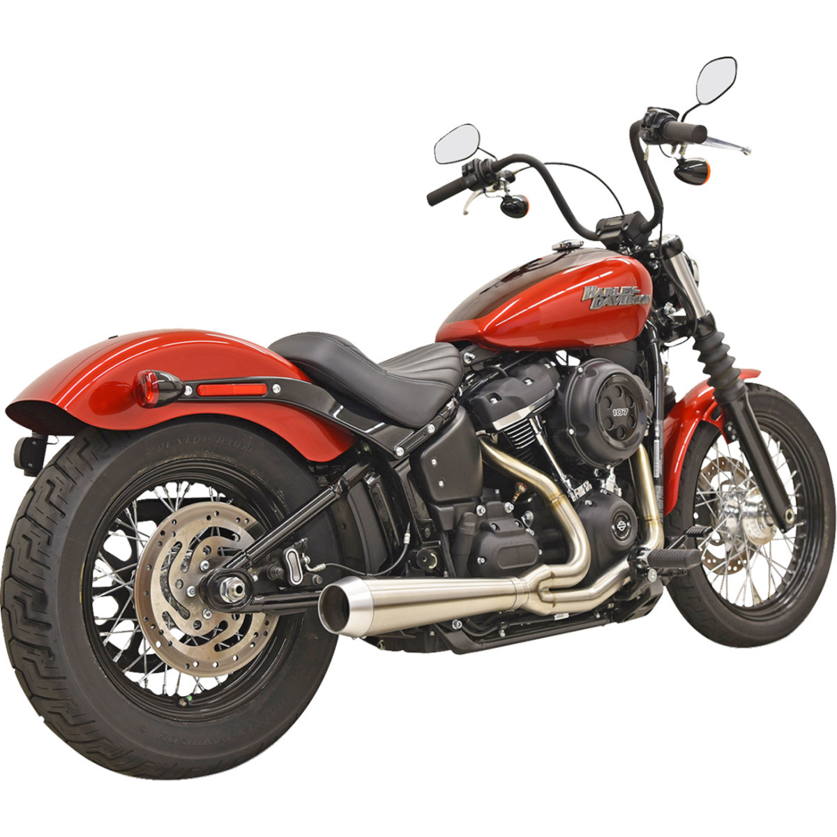 Bassani Xhaust #1S72SSE - 2-into-1 Road Rage III Exhaust System - 49-State - Stainless