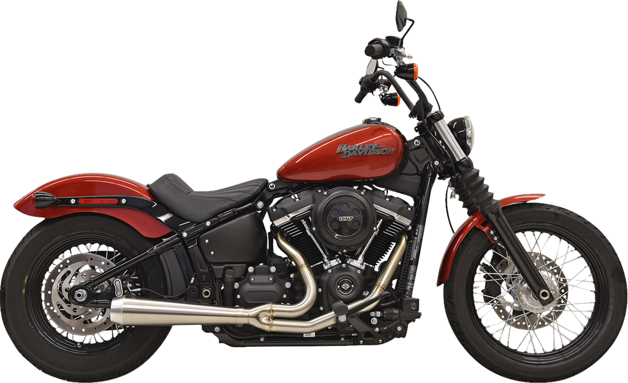 Bassani Xhaust 2-into-1 Road Rage Exhaust System - 49-State - Stainless