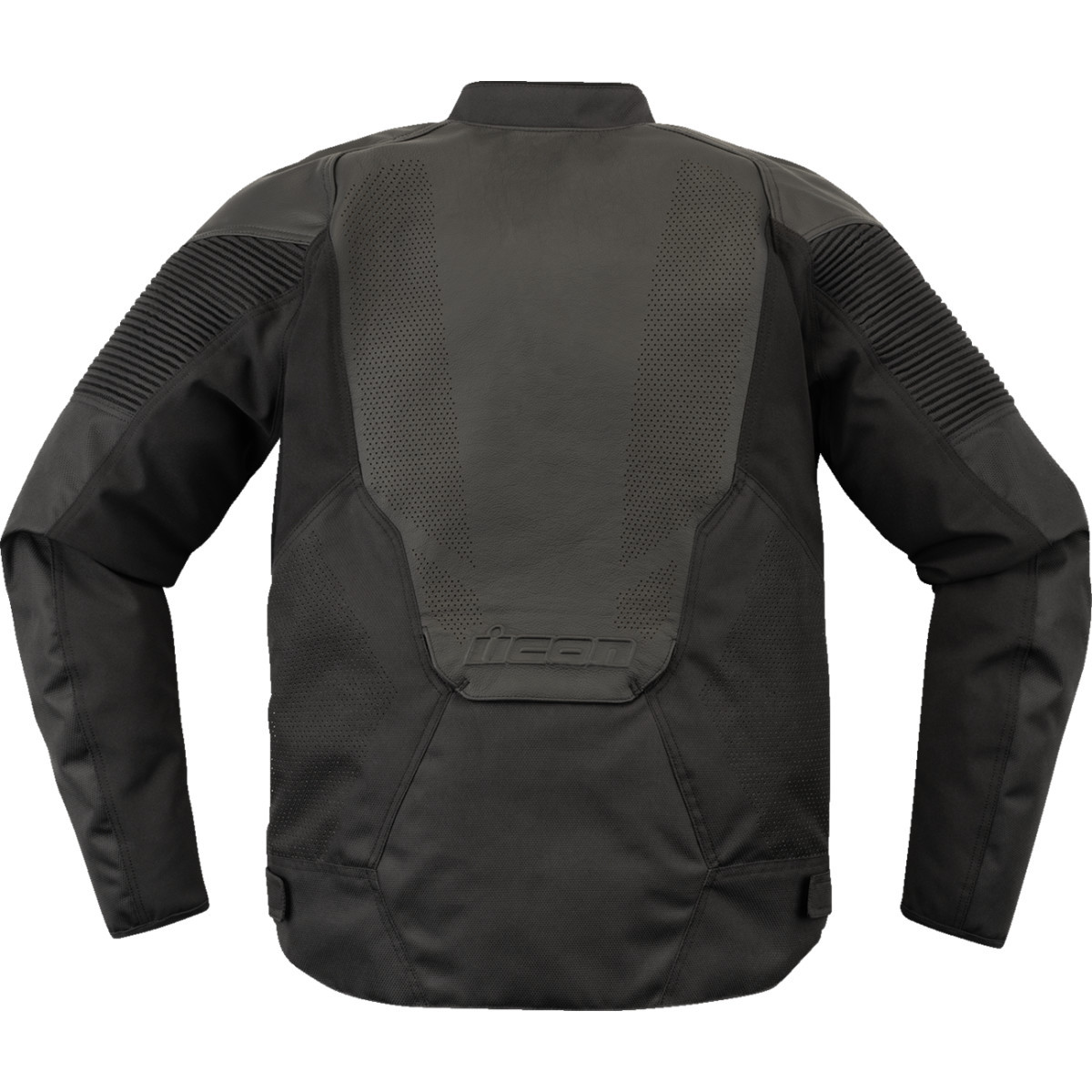 Icon - Overlord3™ Leather Jacket - Black - 2XL
