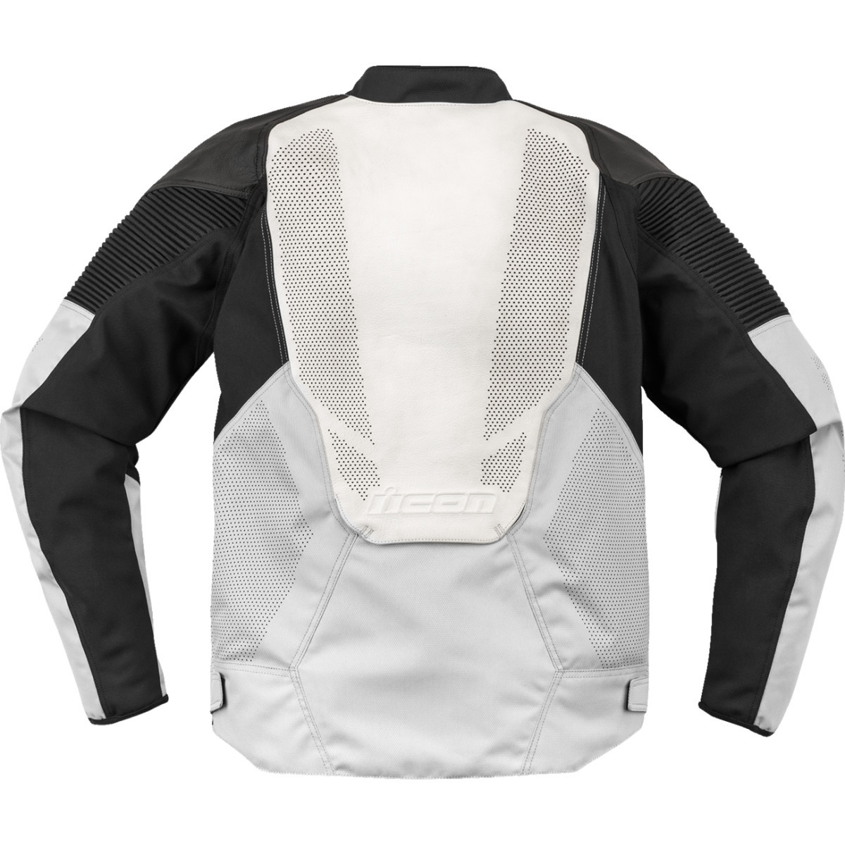 Icon - Overlord3™ Leather Jacket - White - Small