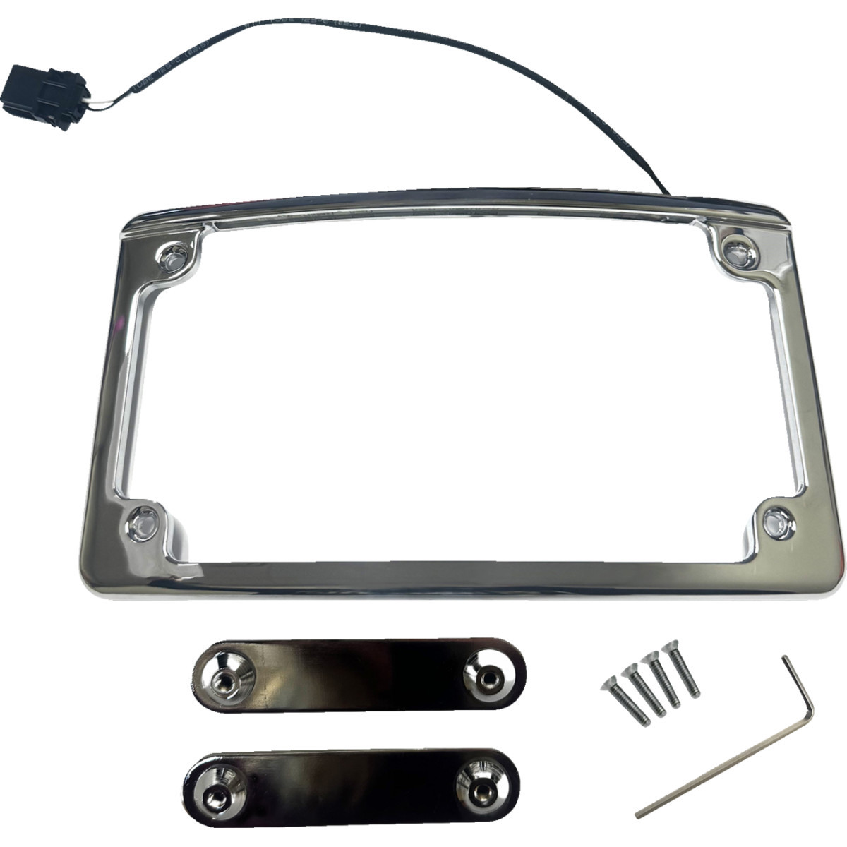 Custom Dynamics #LPF-RAD-23CVO-C - License Plate Frame - LED - Chrome