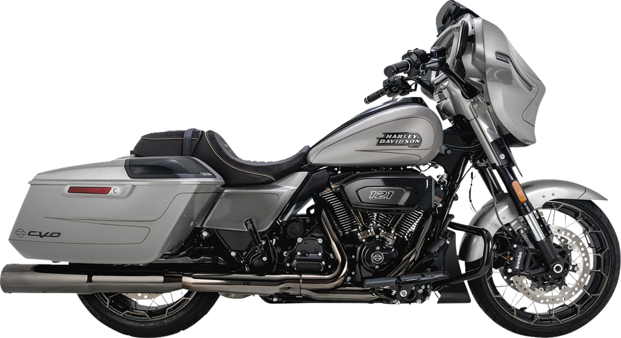 Vance & Hines Hi-Output Slip-On Mufflers - Dark Chrome - 4-1/2"