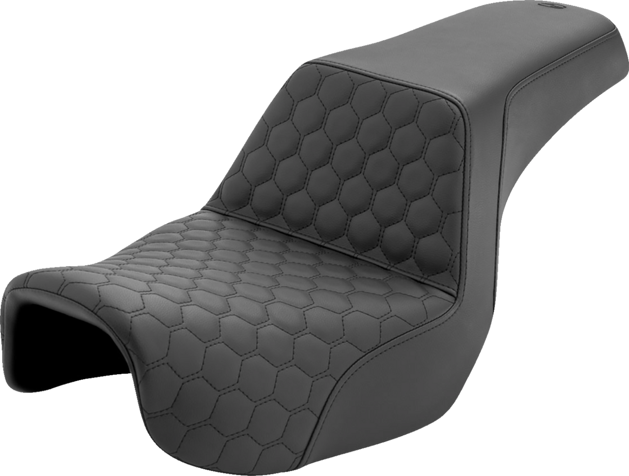 Saddlemen Step-Up Seat - Honeycomb - Dyna 06-17