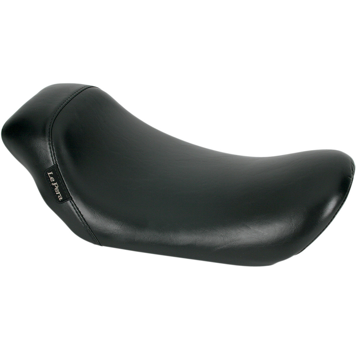LE Pera #LF-001 - Bare Bones Solo Seat - Smooth - Black - FXD '04-'05