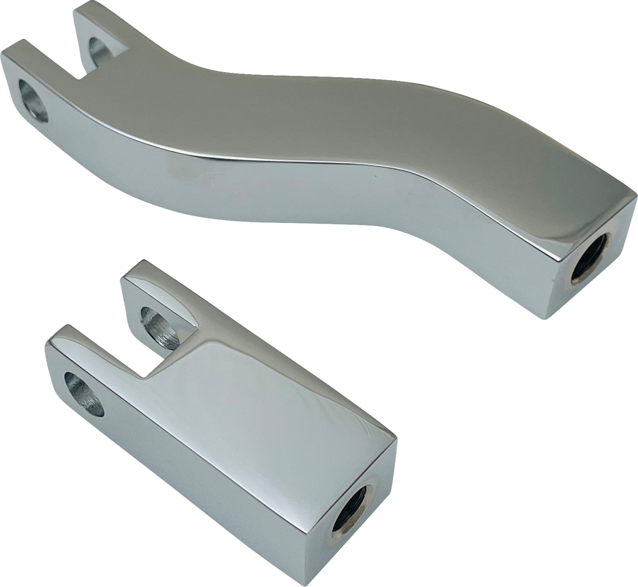 Passenger Peg Mount - Chrome - FX - Lutzka's Garage