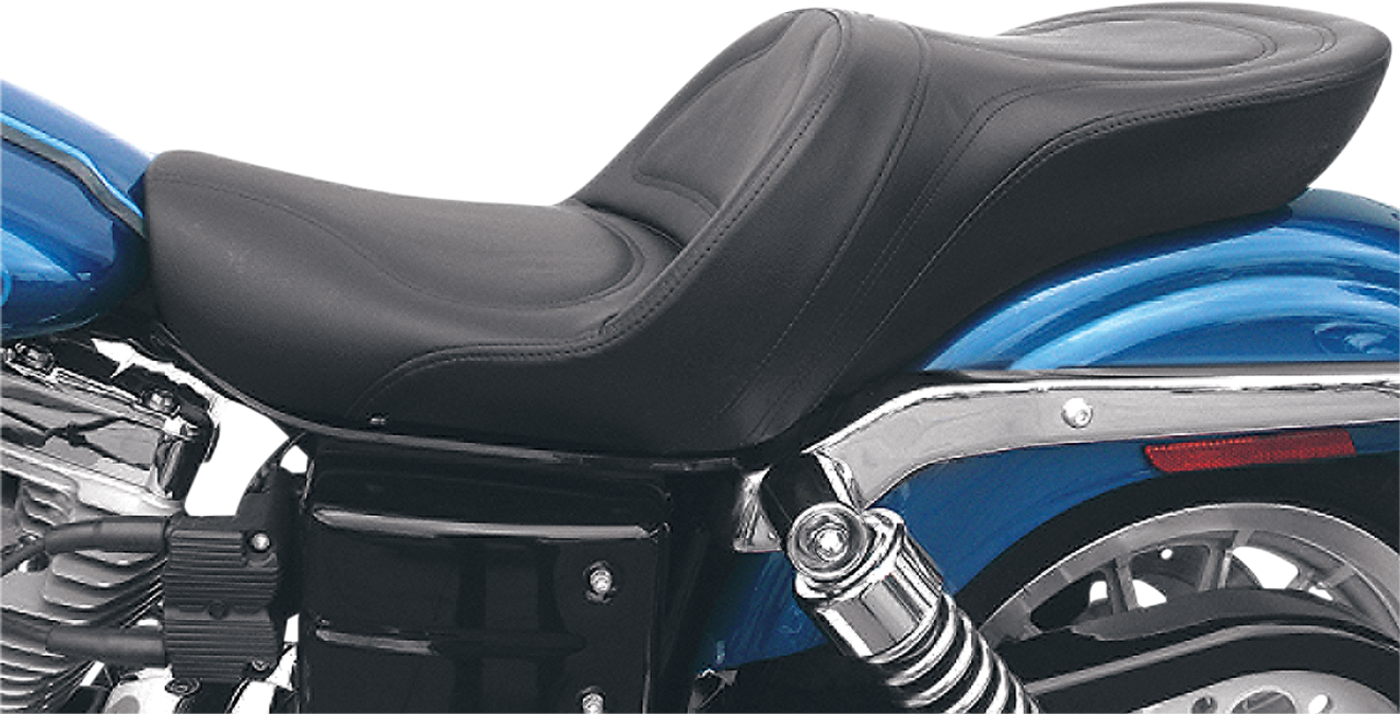 Saddlemen Seat - Explorer - Without Backrest - Stitched - Black - FXD '04-'05