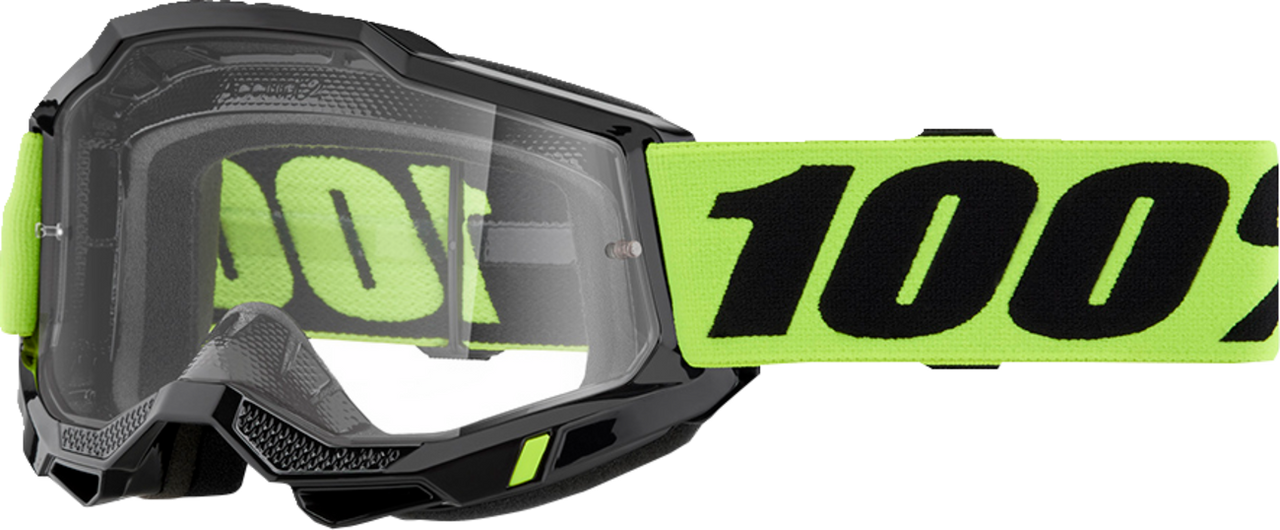 Accuri 2 Goggle - Neon Yellow - Clear - Lutzka's Garage