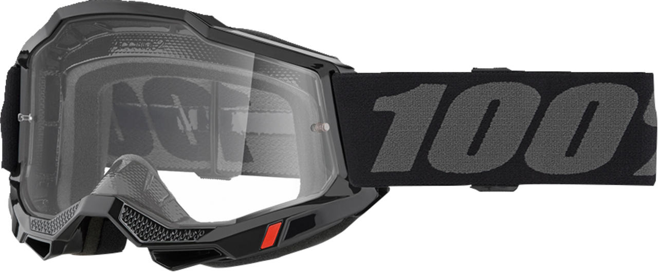 Accuri 2 Goggle - Black - Clear - Lutzka's Garage