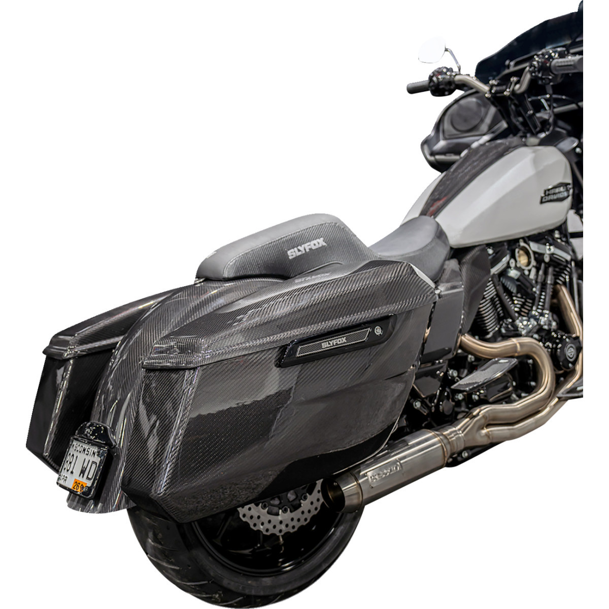 Slyfox #12062M - Side Cover - Right - Carbon Fiber/Matte