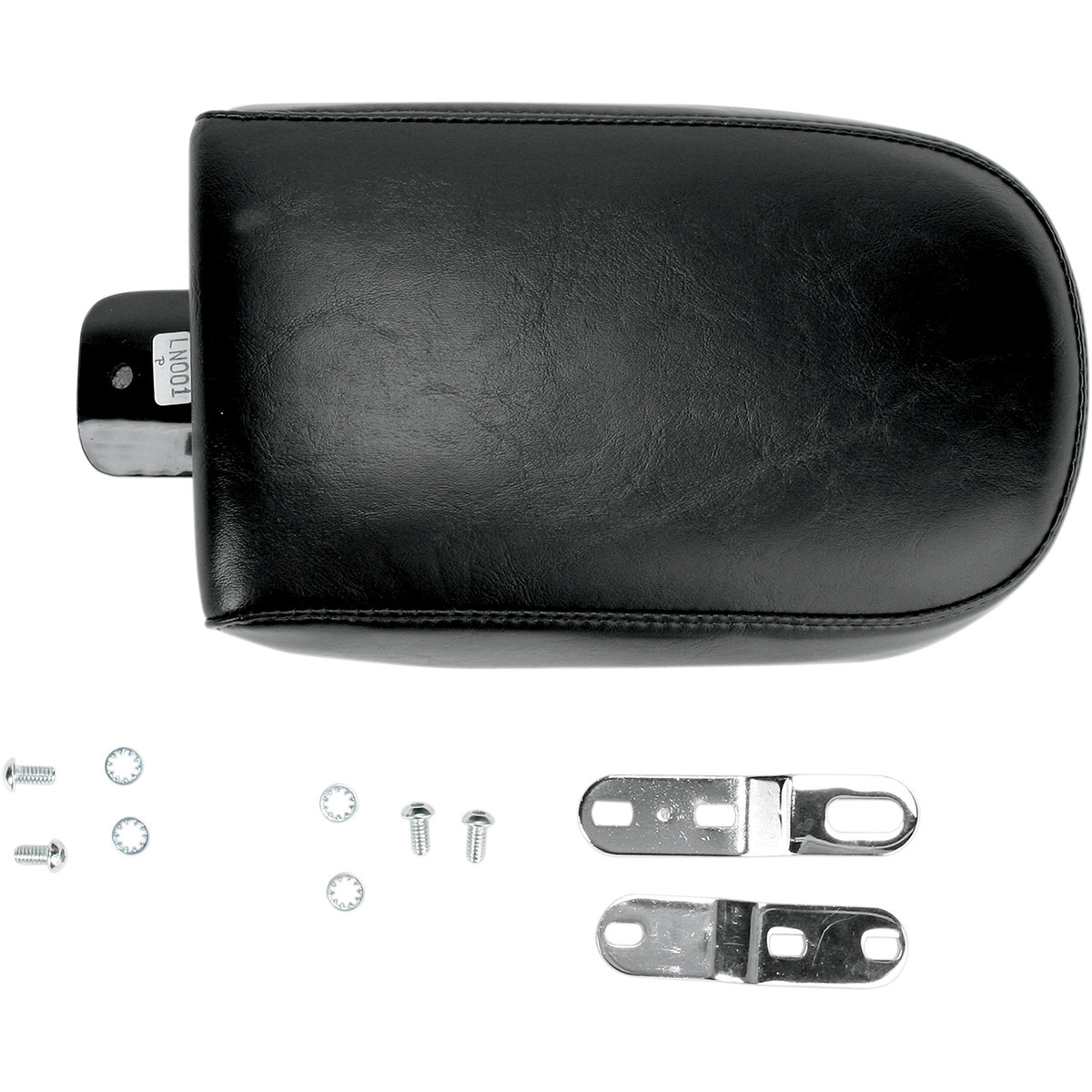 LE Pera #LN-001P - Bare Bones Pillion Pad - Smooth - Black - FXD '96-'03