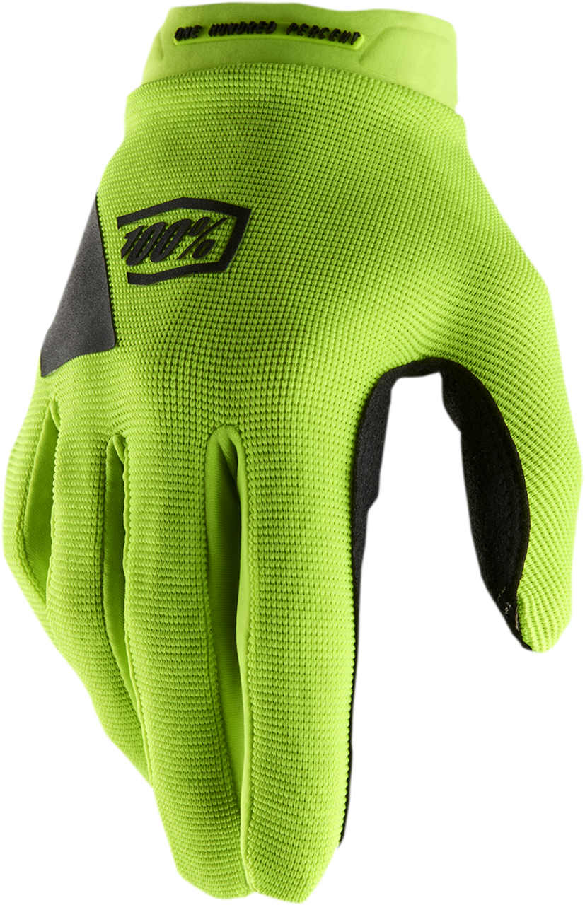 Womens Ridecamp Gloves - Fluo Yellow/Black - Small - Lutzka's Garage