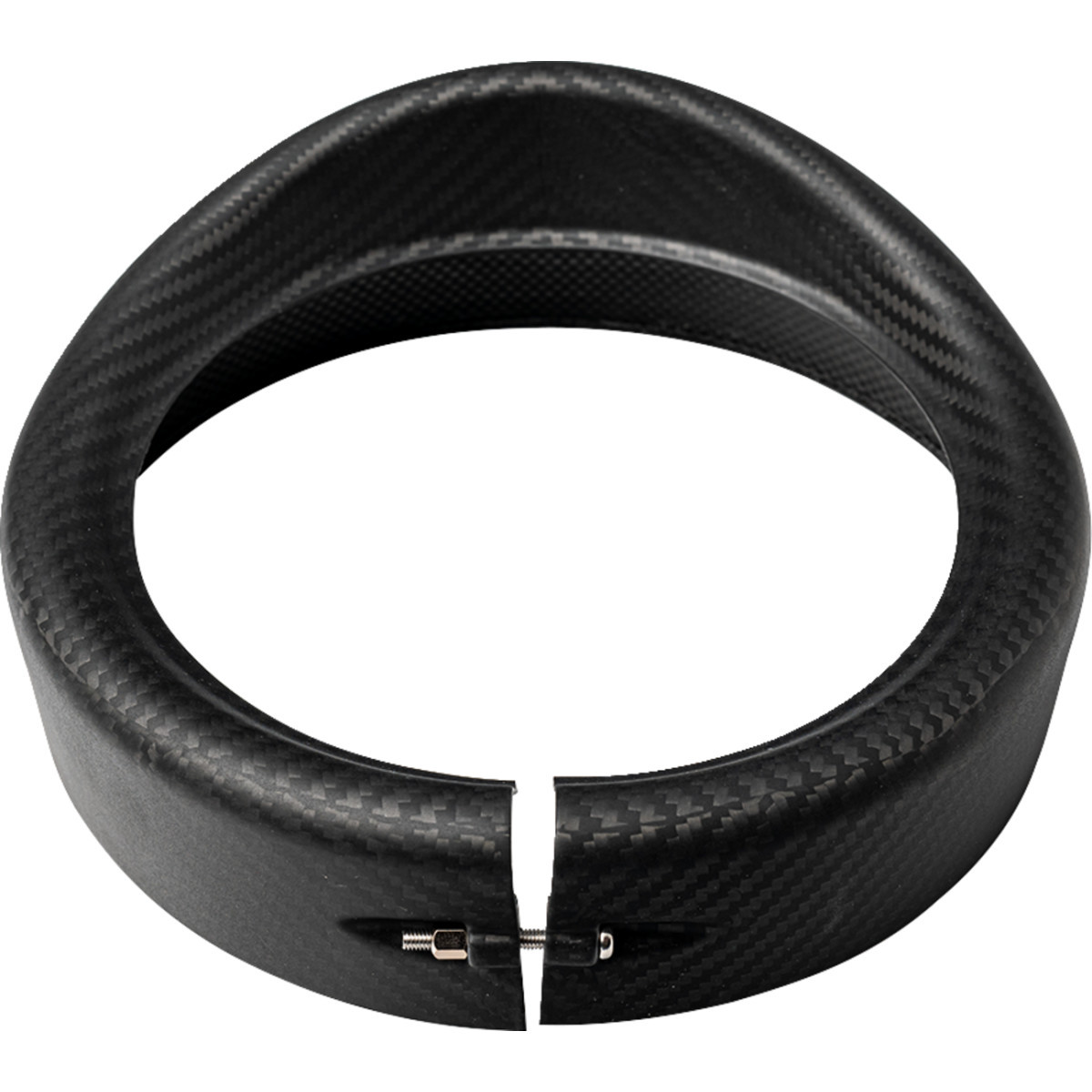 Slyfox #1508-3112 - Headlight Trim w/ Visor - 7" - Matte