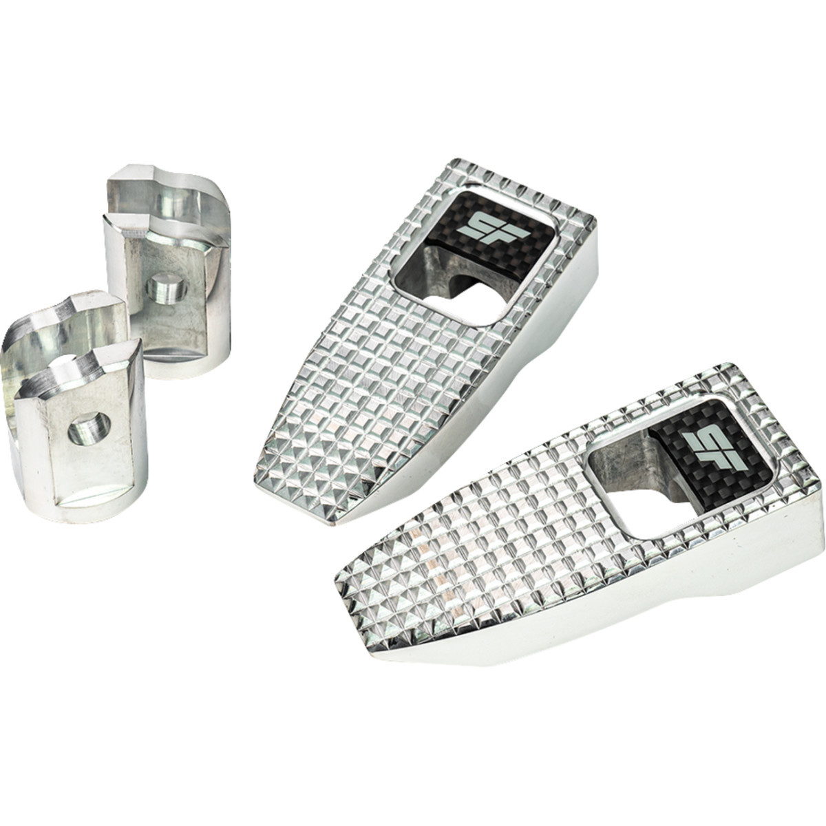 Slyfox #SF-903-01-2 - Speed Pegs - Silver Polished - Front