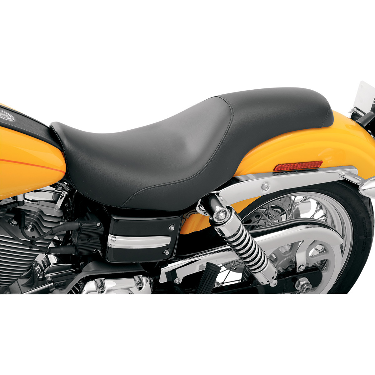 Saddlemen #806-04-047 - Seat - Profiler™ - Black - Smooth - Dyna '06-'17